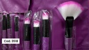 SET DE BROCHAS PARA MAQUILLAJE EN ESTUCHE X 24 PCS 3518