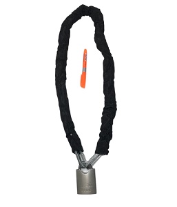 CADENA FORRADA PARA MOTO 1.20 METROS C/ CANDADO SD1055