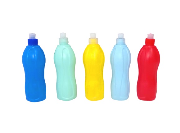 BOTELLA PLASTICA DEPORTIVA CON PICO 21 CM TAPA PUSH DA182