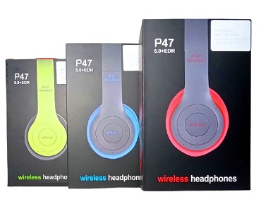 AURICULAR VINCHA BLUETOOTH P47 EN CAJA