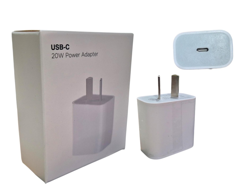 CABEZAL ADAPTADOR 20 W APPLE SALIDA TIPO C
