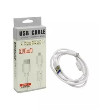 CABLE USB-V8 1.5 EN CAJA BLANCA CON FILTRO UCV8