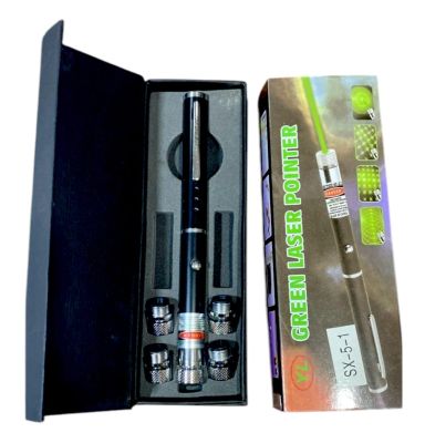 LAPICERA PUNTERO LASER SX-5-1 EN CAJA CON 4 PUNTAS 6418