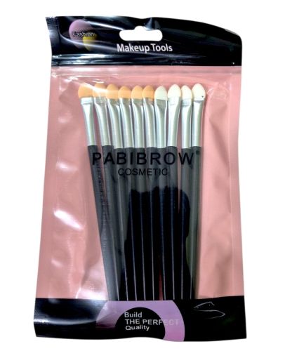 PINCEL DE MAQUILLAJE ESPONJA REDONDA X 10 IG6807