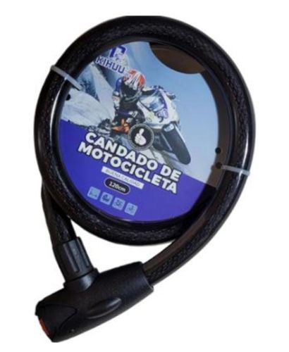 LINGA PARA MOTO CABLE REFORZADA 1.2M 2CM IP68