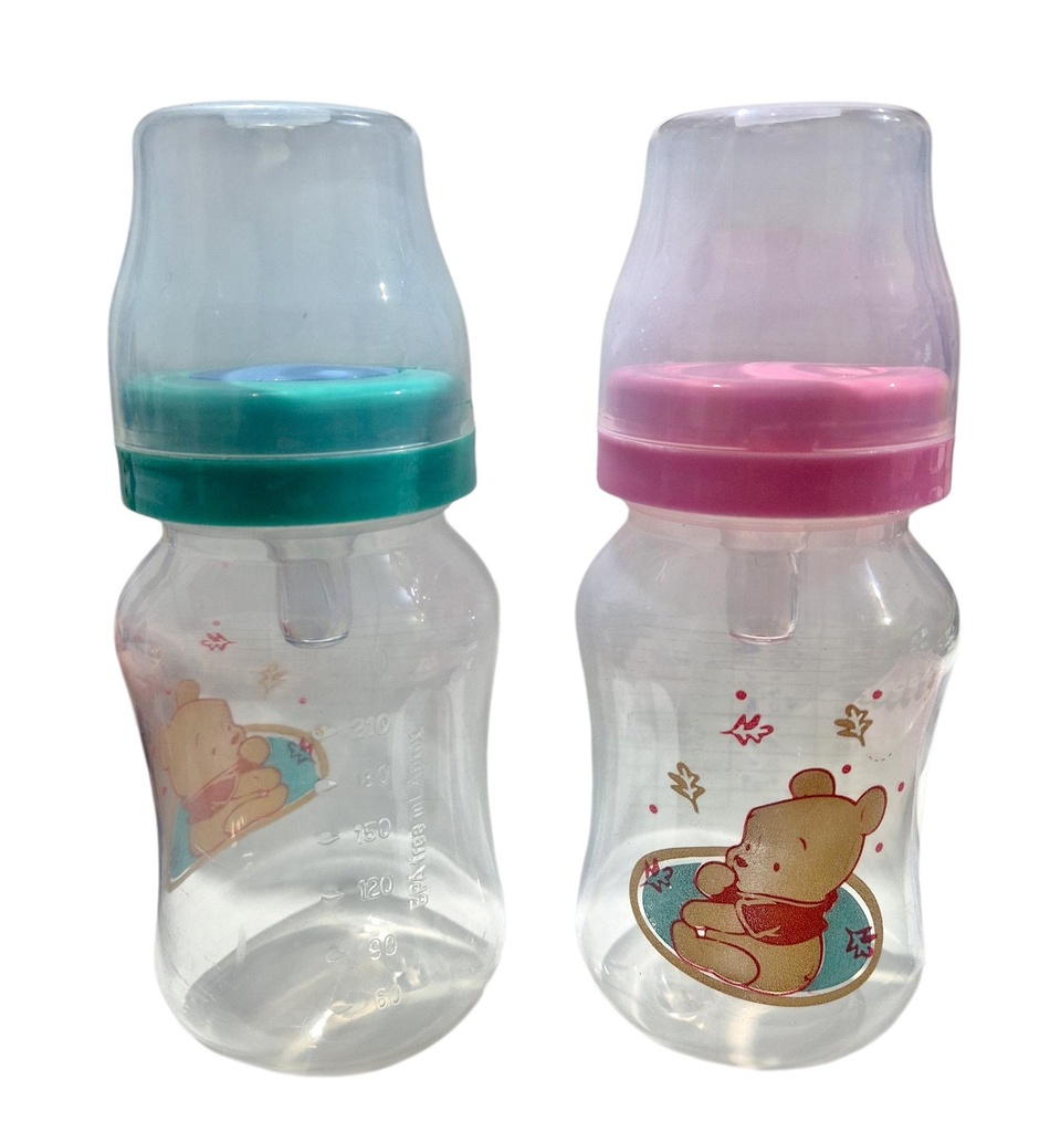 MAMADERA BOCA ANCHA WINNIE POOH TAPA TRANSP DA63