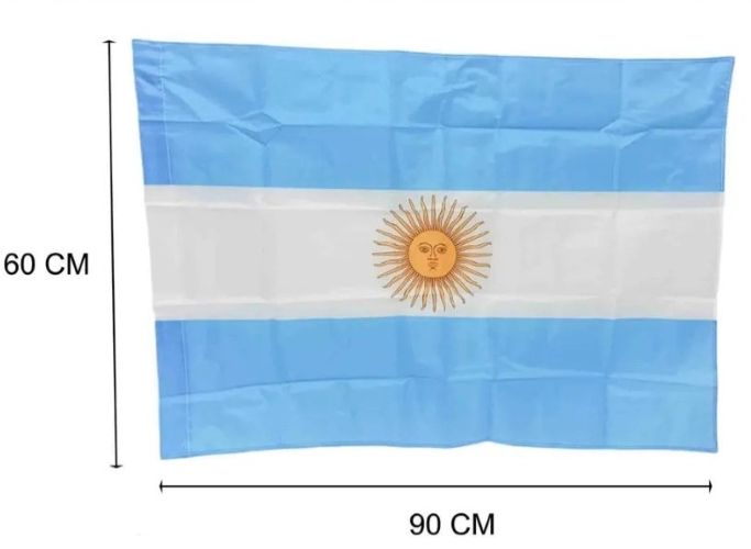 BANDERA ARGENTINA CHICA ECONOMICA 60X90