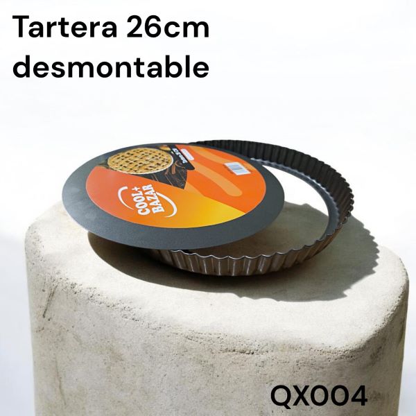 TARTERA DESMONTABLE 26 CM COOL BAZAR QX004