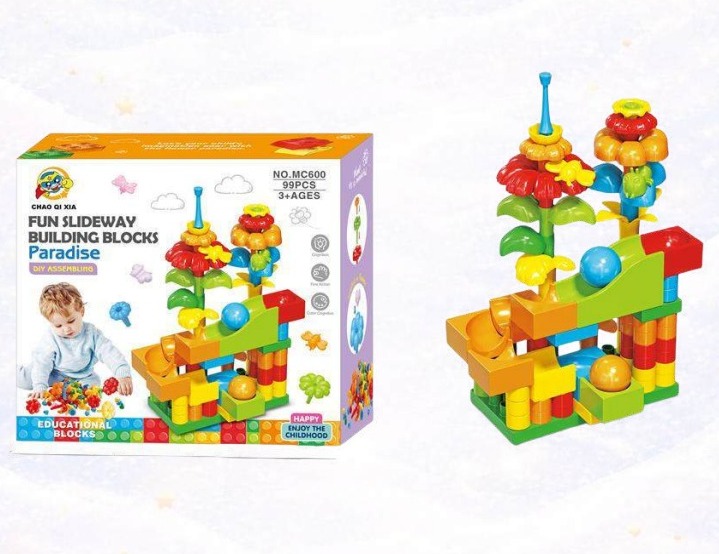 ARMA BLOQUES DIDACTICO PARA BEBE EN CAJA 99 PCS