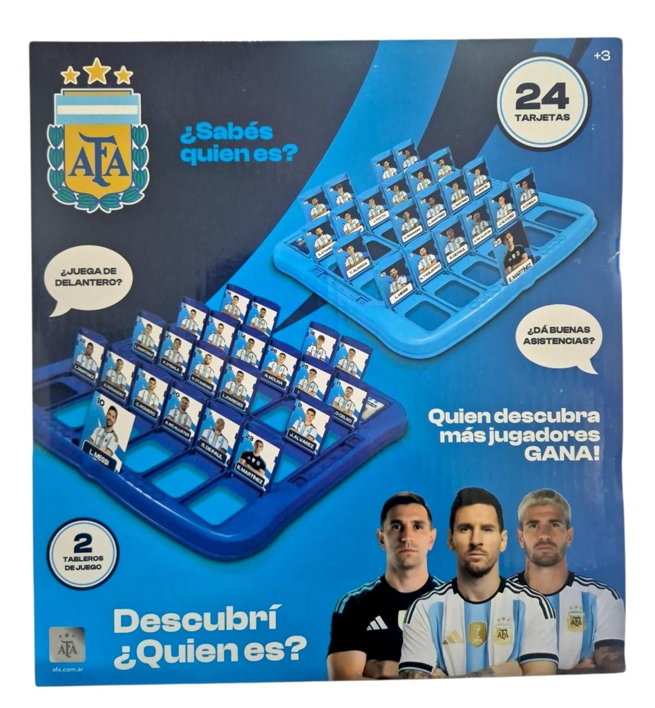JUEGO DE MESA DESCUBRI QUIEN SOY? AFA ARGENTINA57492