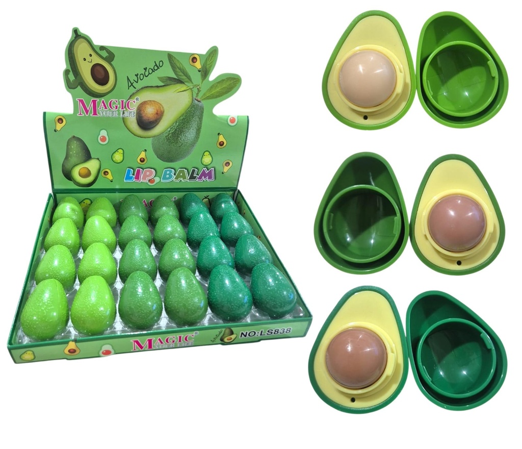 BALSAMO LABIAL 3 TONOS EN PALTIA AVOCADO MAGIC YOUR LIFE S838