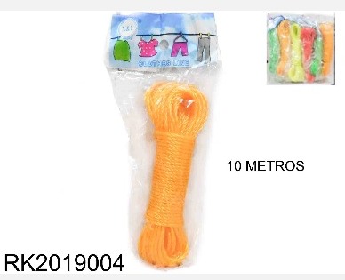 CUERDA/SOGA 10 MTS COLOR EN BOLSA RK2019004