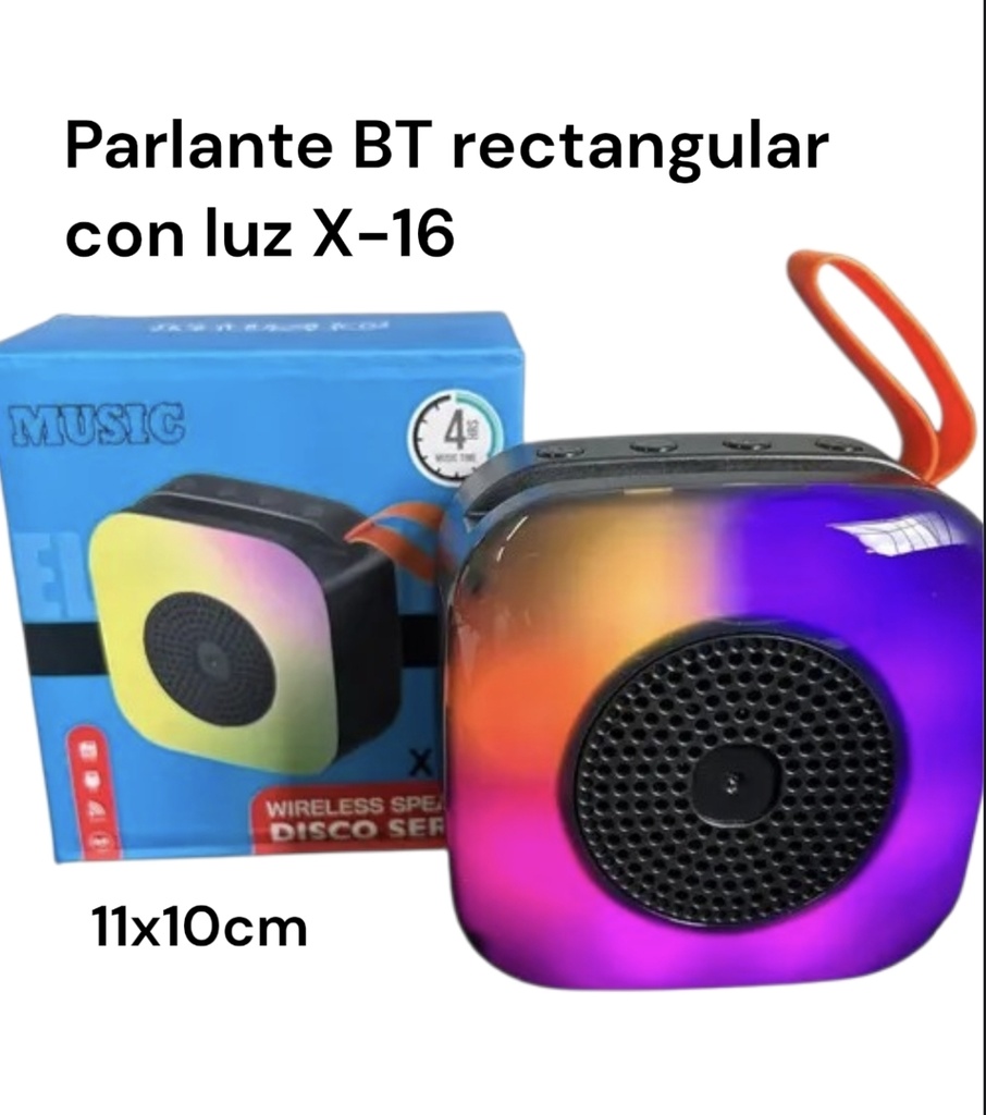 PARLANTE RECTANGULAR X-16 CHICO MUSIC BLUETOOHT