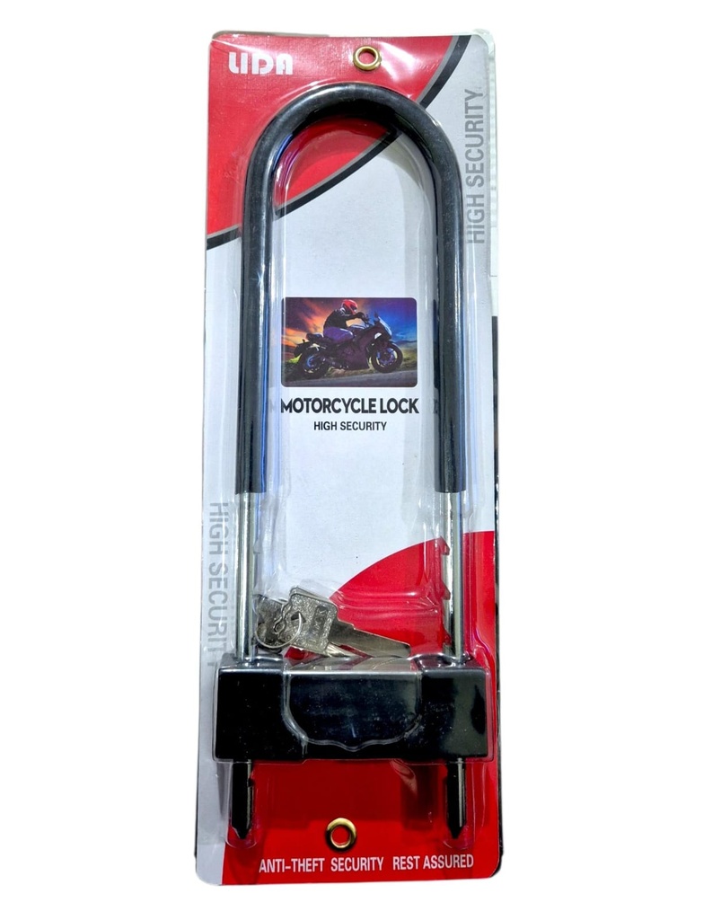 CANDADO ARO LARGO 34CM LIDA EN BLISTER 3 LLAVES