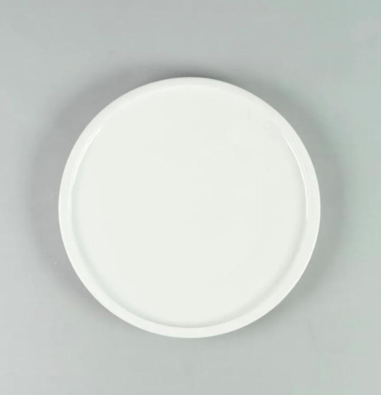 PLATO PLAYO BLANCO CERAMICA REDONDO 25CM P1025