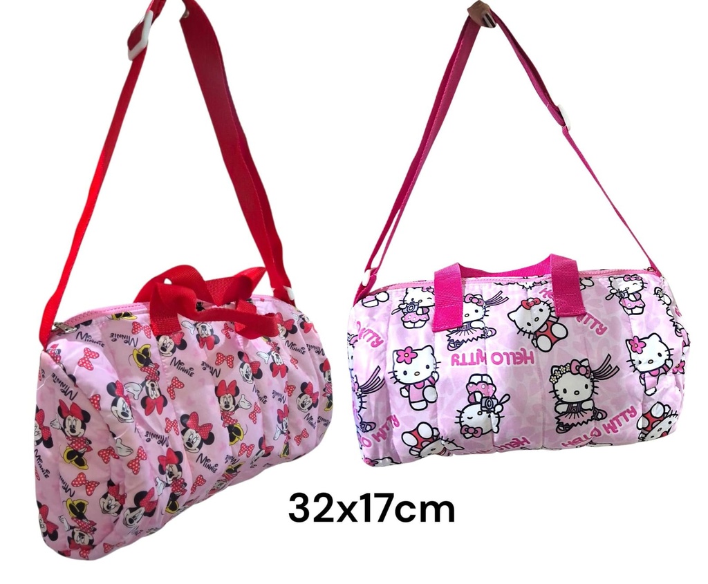 BOLSO TUBO PUFFER INFANTIL 32X17CM