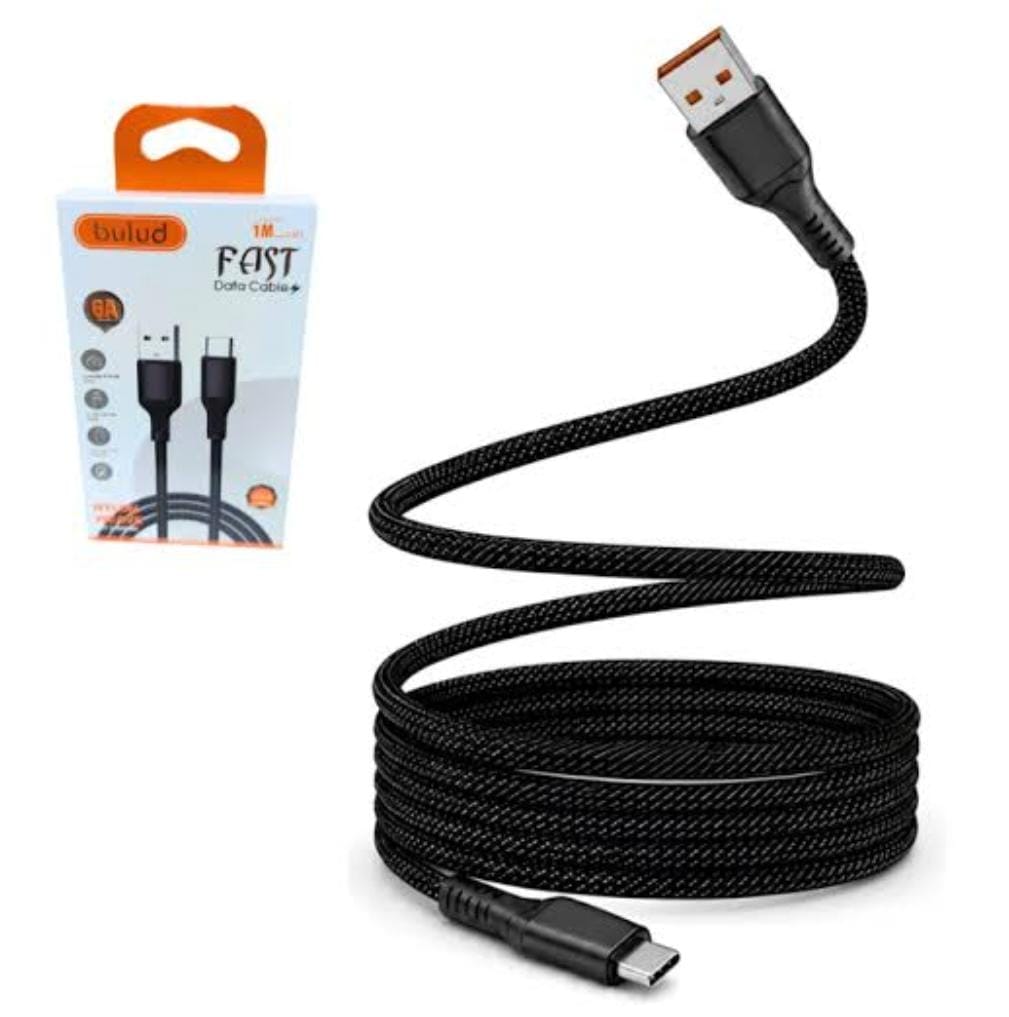 CABLE USB A TIPO C BULUD 6A 1 MTS S49