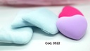 SET ESPONJA PARA MAQUILLAJE X 5 80061 EN BOLSA TRANSPARENTE 3522