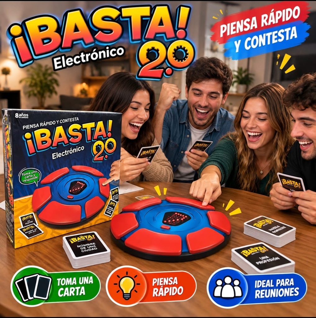 JUEGO DE MESA BASTA 2.0 ELECTRONICO HWP000756