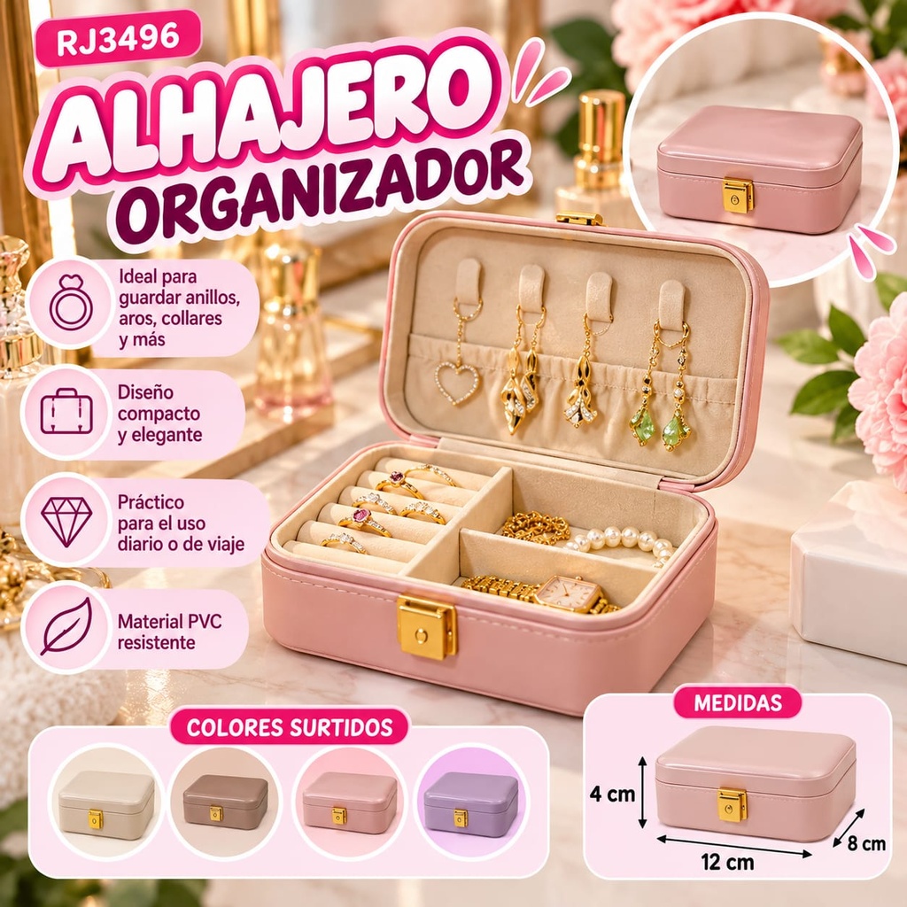 ALAJERO RECTANGULAR CHICO 12X4CM RJ3496
