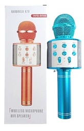 MICROFONO KARAOKE WS-858 EN CAJA HANDHELD KTV