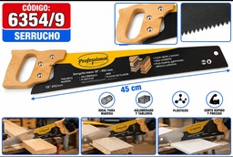 SERRUCHO GRANDE 45 CM MANGO MADERA PROFESSIONAL 6354/9