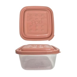 HERMETICO 1 LTS CUADRADO C/ TAPA POO DA01