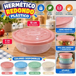 HERMETICO REDONDO 1100 POO DA08