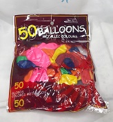 GLOBO X 50 SURTIDO BALLONS
