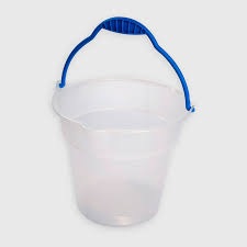 BALDE REDONDO TRANSPARENTE 16 LTS DESES PLAST