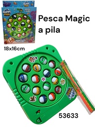 PESCA MAGIC EN CAJA A PILA HAPPY FISH 18X16 CM A PILA 53633