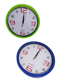 RELOJ DE PARED 2148 REDONDO MARCO COLOR LISO