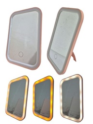 ESPEJO CON LUZ LED RECARGABLE 17.5X13CM TOUCH NC5030