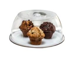 CAMPANA REDONDA P TORTAS CRISTAL DESES PLAST 