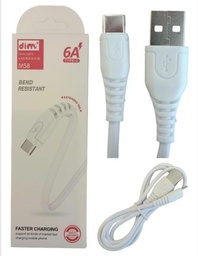 CABLE BLANCO TIPO C M58 6A NC6042
