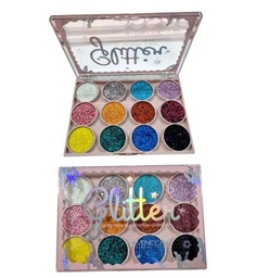 PALETA 12 COLORES GLITTER SEVENCOOL 6868