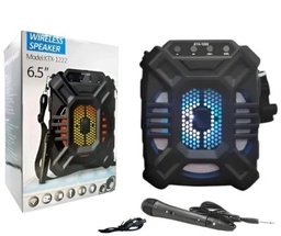 PARLANTE 6.5" KXT-1222 C/ LUZ Y MICROFONO