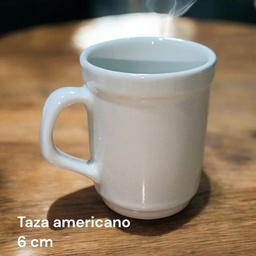 TAZA JARRITA AMERICANO CERAMI BLANCO 6 CM 5011