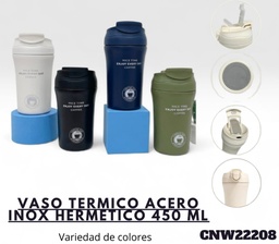 VASO TERMICO ACERO DOBLE PICO NICE TIME CNW22208 450 ML  1971
