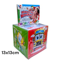 CUBO SONAJERO 13X13CM PARA BEBE SQUISHY