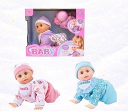 BEBE GATEADOR CON ACCESORIOS EN CAJA C/ SONIDO