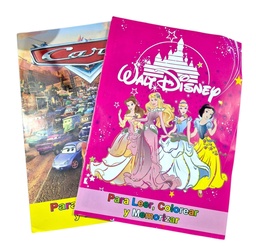 LIBRITO PARA COLOREAR ECONOMICO PERSONAJES VARIOS 8PAGS