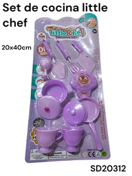 SET DE COCINA LITTLE CHEF BLISTER SD20312