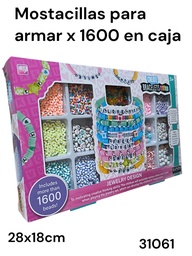 MOSTACILLAS PARA ARMAR PULCERAS/COLLARES EN CAJA X 1600 31061