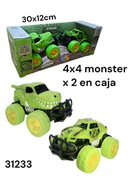 CAMIONETA MONSTER TRUCK X 2 EN CAJA XTREME OFF-ROAD 31233