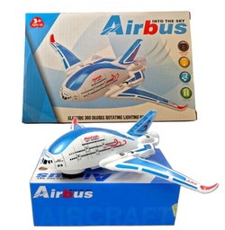 AVION CON LUZ Y SONIDO AIRBUS EN CAJA 24056