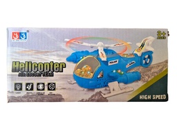 HELICOPTERO CON LUZ Y SONIDO EN CAJA 24157