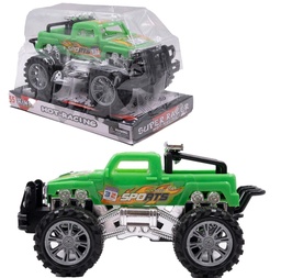CAMIONETA 4X4 MODELOS VARIOS A FRICCION EN BURBUJAS 24X12CM 52088