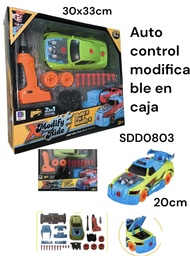 AUTO RADIO CONTROL EN CAJA MODOFICABLE CON DESARMADOR A PILA MODIFY RIDE