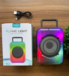 PARLANTE BLUETOOTH 3" C/ LUZ Y MANIJA
